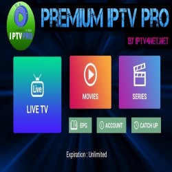 PREMIUM IPTV PRO - ABONNEMENT IPTV & VOD 12 MOIS